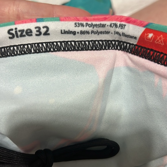 Q swimwear NWT size 32 Flock of Flamingos Jammer Swimsuit - Picture 6 of 8